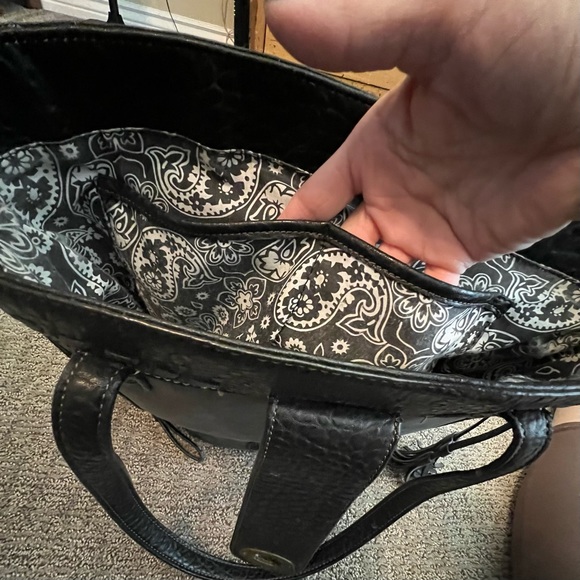 EUC - Bandana by American West Guns & Roses Tote Gray + Black Concealed Carry - Picture 9 of 15